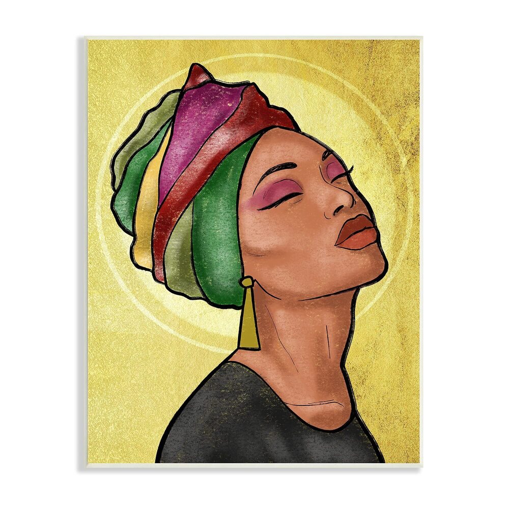 6407 Glamour Portrait Fashion Cosmetics and Headwrap